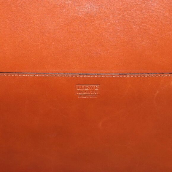 LOEWE Trunk Leather Brown Auth - Picture 10 of 16